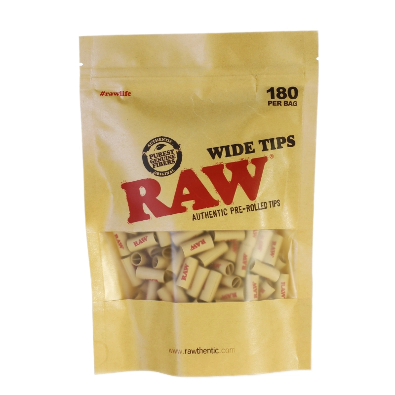 Filtrid RYO jaoks - RAW Wide Prerolled tips - bag 180