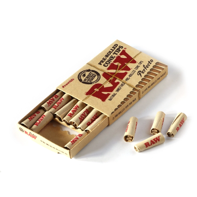 Filtterit ja hylsyt - RAW tips Pre-Rolled 21 tk/pack