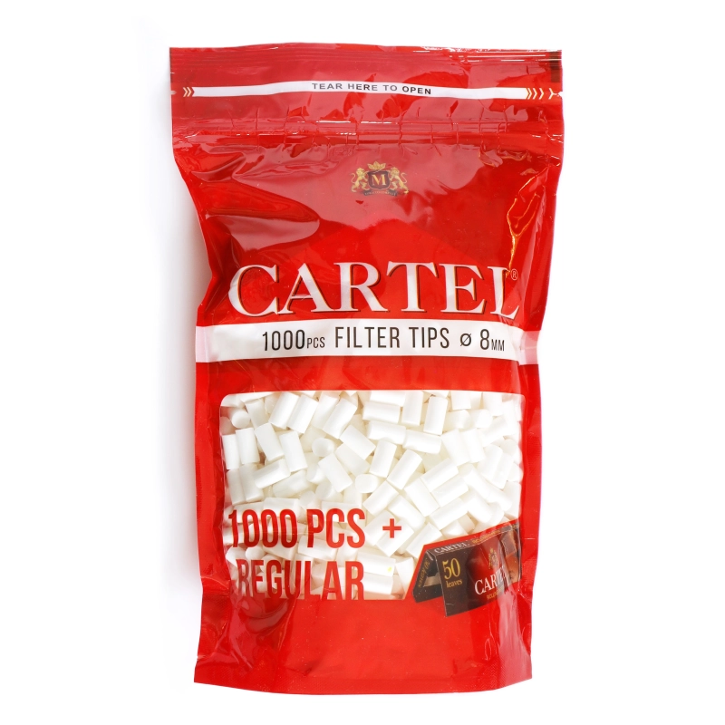 Filtterit ja hylsyt - Cartel Multipack 8/15 mm x 1000 tips + 1 booklet / bag