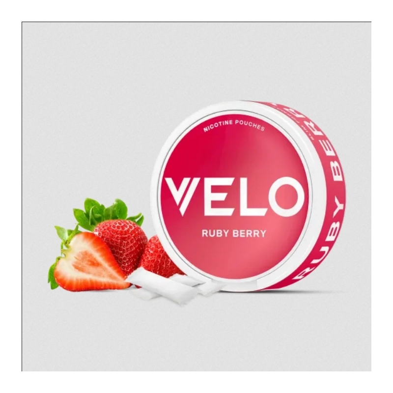 Nicotine pouches | Velo Ruby Berry 7.9mg