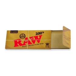 RAW Rolling papers | RAW 200 Classic King Size Slim-1tk