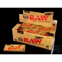 RAW Rolling papers | RAW 200 Classic King Size Slim - Box/40