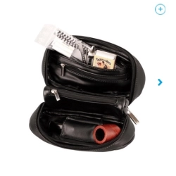 Pipe Starter Set Leatherette Acrylic Mouthpiece