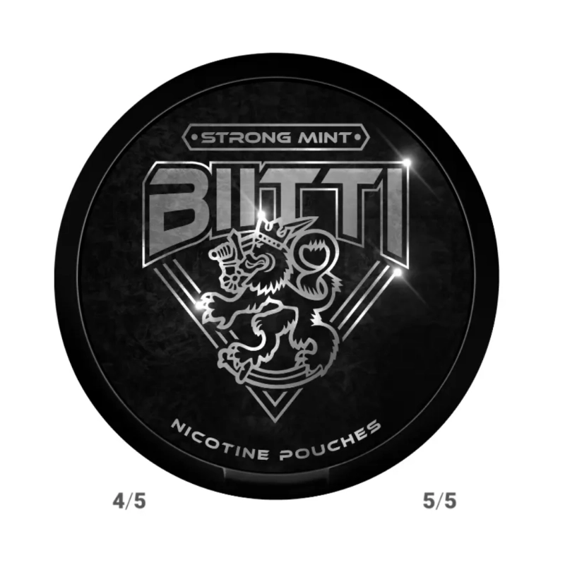 Nikotiinipadjad ja huuletubakas - Biitti Strong Mint